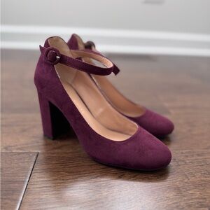 EUC Kelly & Katie Plum Burgundy Riya Pumps Size 7